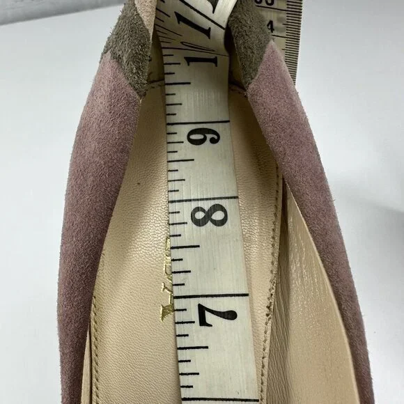 Prada Women's Lampone Grafite Calzature Donna Camoscio Grafic Pumps EU 37.5/US 7 - Picture 17 of 17